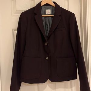 GAP Dark Purple Blazer Size 12 Petite